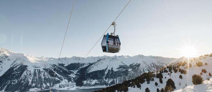 Belpiano-Malga S. Valentino Ski Area at the Resia Pass