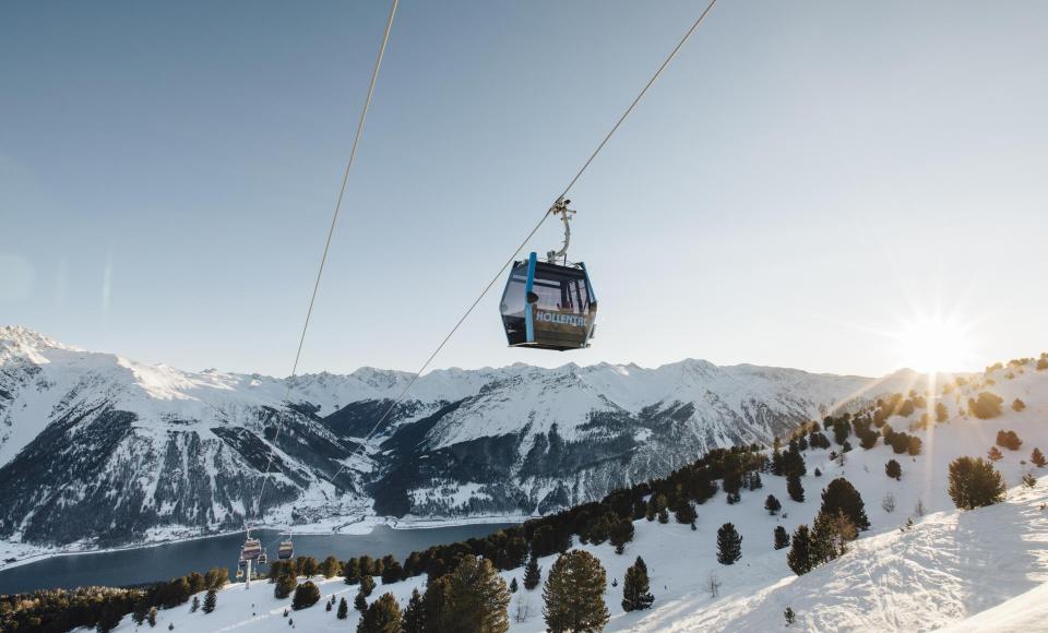 Belpiano-Malga S. Valentino Ski Area at the Resia Pass