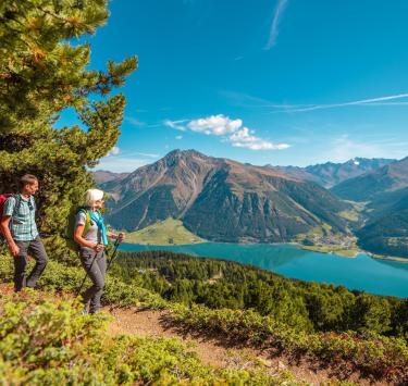 Wanderung zum Reschensee