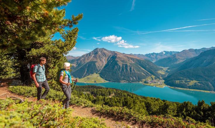 Wanderung zum Reschensee