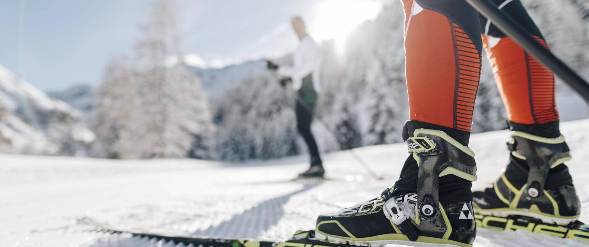 Cross-country skiing in the Venosta Valley